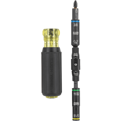 Destornillador / Llave de Tuercas 10 en 1 KNECT™ con Clasificación de Impacto / Compatible con Herramientas Eléctricas / Puntas Intercambiables / Portabrocas KNECT™ de 12 Puntos / Barra de Acero / Torque de 150 in-lb