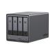 NAS UGREEN NASync DXP4800 Plus / Procesador Intel Pentium Gold 8505 5 Núcleos / 4 Bahías SATA + 2 M.2 NVMe PCIe 4.0 / 8GB DDR5 Expandible a 64GB / 10GbE + 2.5GbE / USB 3.2 Gen 2 Tipo C / HDMI 4K / Sistema Almacenamiento Conectado Red