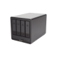 NAS UGREEN NASync DXP4800 Plus / Procesador Intel Pentium Gold 8505 5 Núcleos / 4 Bahías SATA + 2 M.2 NVMe PCIe 4.0 / 8GB DDR5 Expandible a 64GB / 10GbE + 2.5GbE / USB 3.2 Gen 2 Tipo C / HDMI 4K / Sistema Almacenamiento Conectado Red