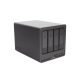 NAS UGREEN NASync DXP4800 Plus / Procesador Intel Pentium Gold 8505 5 Núcleos / 4 Bahías SATA + 2 M.2 NVMe PCIe 4.0 / 8GB DDR5 Expandible a 64GB / 10GbE + 2.5GbE / USB 3.2 Gen 2 Tipo C / HDMI 4K / Sistema Almacenamiento Conectado Red