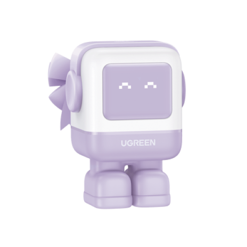 Cargador RobotGaN de 65W Serie UNO | 3 Puertos de Carga Rápida | 2 USB-C | 1 USB-A | PD 3.0 | QC 4.0 | Carga Inteligente | Tecnología GaN II | Zapato Magnético Extraíble | Carcasa Ignífuga | Pantalla LED