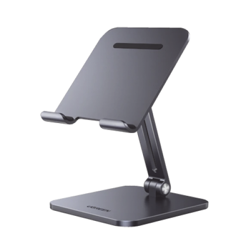 Soporte de Aluminio para IPad & Tablet | Plegable |Angulo Ajustable de 180° y 270° | Base Antideslizante | Protección de Silicona | Amplia Compatibilidad con dispositivos de 7.9'' a 12.9'' | Aluminio Solido | Color Gris Soporte de Aluminio para IPad & Tablet | Plegable |Angulo Ajustable de 180° y 270° | Base Antideslizante | Protección de Silicona | Amplia Compatibilidad con dispositivos de 7.9'' a 12.9'' | Aluminio Solido | Color Gris