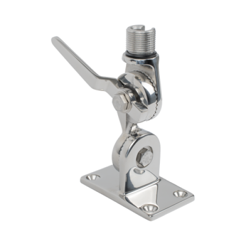 Montaje rotativo de acero inoxidable, 4 posiciones, rosca estándar 1”-14 