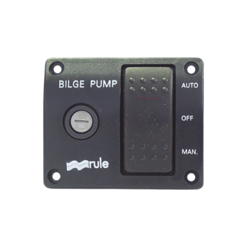 Switch de tres posiciones para control de bombas de achique.