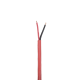 Bobina de 305 Metros (1000 Pies) de Alambre / 2 x 18 AWG / Riser / Tipo FPLR-CL3R, FT4 / Color Rojo / Para Aplicaciones en Sistemas de Detección de Incendio y Sistemas de Evacuación