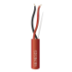 Bobina de 305 Metros (1000 Pies) de Alambre / 2 x 18 AWG / Riser / Tipo FPLR-CL3R, FT4 / Color Rojo / Para Aplicaciones en Sistemas de Detección de Incendio y Sistemas de Evacuación