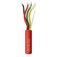 Alambre 4 x 18 AWG, Riser, Tipo FPLR-CL3R, Contra Fuego, Rojo, Sistemas Contra Incendio y Evacuación venta por metro