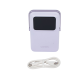 Power Bank Serie UNO Inalambrico | 10000mAh | 7.5W/20W  |  Con Emojis de Estado | Carga Rápida USB-C Bidireccional  | Pantalla TFT  Inteligente | Con Holder | Color Purple.