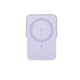Power Bank Serie UNO Inalambrico | 10000mAh | 7.5W/20W  |  Con Emojis de Estado | Carga Rápida USB-C Bidireccional  | Pantalla TFT  Inteligente | Con Holder | Color Purple.