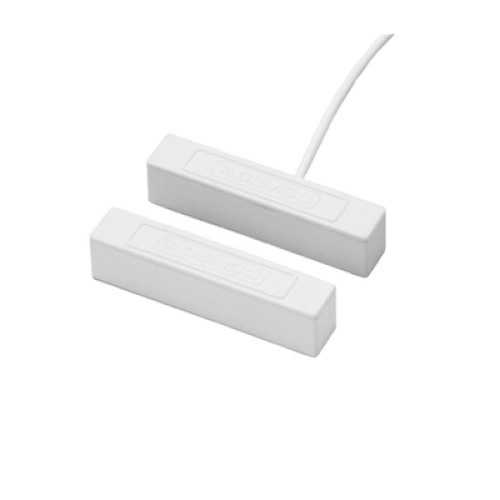 Contacto magnético direccionable compatible con paneles vista con V-Plex color blanco