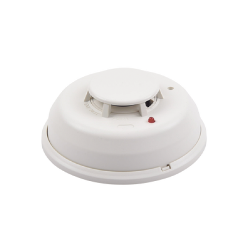 Detector Fotoelectrico de Humo de 4 Hilos con Relevador y Sensor de Temperatura, Serie i3