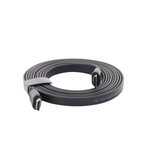 Cable HDMI 2.0 Plano de 3 Metros (9.84 Pies) / 4K@60Hz / HDR / 3D / HEC (Canal Ethernet HDMI) / ARC (Canal de Retorno de Audio) / Color Profundo de 48 Bits / Audio de 32 Canales / HDCP / Audio Dolby True HD 7.1 / 18 Gbps / EstaÑado y Triple Blindaje / An