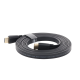 Cable HDMI 2.0 Plano de 3 Metros (9.84 Pies) / 4K@60Hz / HDR / 3D / HEC (Canal Ethernet HDMI) / ARC (Canal de Retorno de Audio) / Color Profundo de 48 Bits / Audio de 32 Canales / HDCP / Audio Dolby True HD 7.1 / 18 Gbps / EstaÑado y Triple Blindaje / An