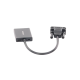 VGA Macho / Salida: HDMI Hembra / Resolución de 1080P@60Hz / Puerto Estéreo de 3.5 mm / Plug and Play, Sin Controlador / Longitud del Cable 15 cm (5.91 Pulgadas). / Incluye Cable de Alimentación USB / Incluye Cable de Audio de 3.5mm.