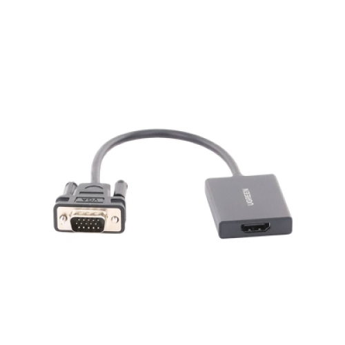 VGA Macho / Salida: HDMI Hembra / Resolución de 1080P@60Hz / Puerto Estéreo de 3.5 mm / Plug and Play, Sin Controlador / Longitud del Cable 15 cm (5.91 Pulgadas). / Incluye Cable de Alimentación USB / Incluye Cable de Audio de 3.5mm.