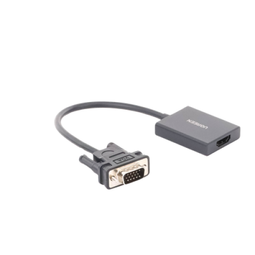 VGA Macho / Salida: HDMI Hembra / Resolución de 1080P@60Hz / Puerto Estéreo de 3.5 mm / Plug and Play, Sin Controlador / Longitud del Cable 15 cm (5.91 Pulgadas). / Incluye Cable de Alimentación USB / Incluye Cable de Audio de 3.5mm.