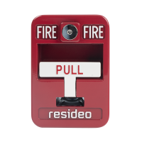 Estación de jalón convencional de acción simple color roja