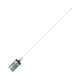 Antena marina VHF de acero inoxidable, 3 dB, 50 W 