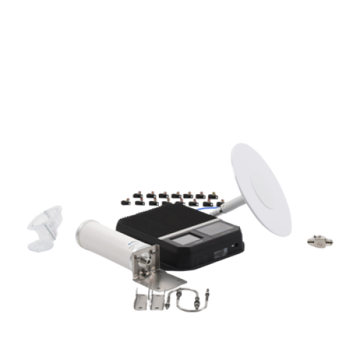 Kit Amplificador de Señal Celular 2G, 3G y 4G / Mejora llamadas convencionales y VoLTE / Amplifica señal de TELCEL, AT&T y MOVISTAR / Cubre hasta 400 m² con una antena y hasta 1600 m² con 4 antenas.