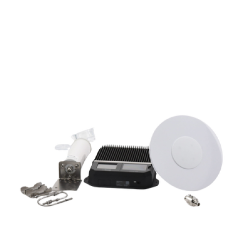 Kit Amplificador de Señal Celular 2G, 3G y 4G / Mejora llamadas convencionales y VoLTE / Amplifica señal de TELCEL, AT&T y MOVISTAR / Cubre hasta 400 m² con una antena y hasta 1600 m² con 4 antenas.