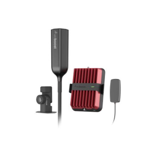 Kit Amplificador Celular Drive Reach Overland para Vehículos Todo Terreno / Llamadas y Datos 2G, 3G y 4G  / Amplificación 32X / Tribanda (B5, B2/25 y B4) / Ganancia Máxima 50 dB / Antena Omnidireccional plegable.