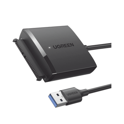 Adaptador USB 3.0 a SATA III | Compatible con Disco Duro HDD y SSD de 2.5