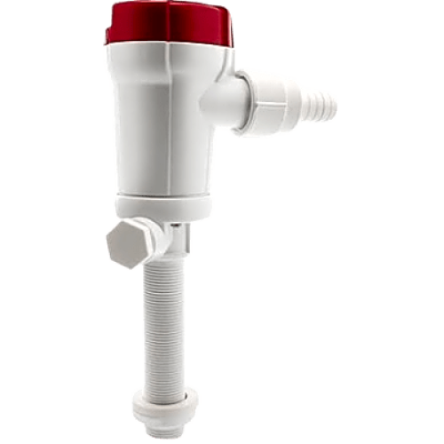 Bomba Livewell 605FC 12V DC / 1100 GPH (Galones Por Hora) / Conexión Straight Seacock / Doble Puerto de Entrada / Protección Anti-Aire / Cartucho Motor Extraíble