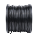 Bobina de 305 Metros (1000 Pies) Cat5e con Gel para Exterior, Color Negro, para Aplicaciones en Sistemas de Redes de Datos y Cableado Estructurado. Uso Intemperie.