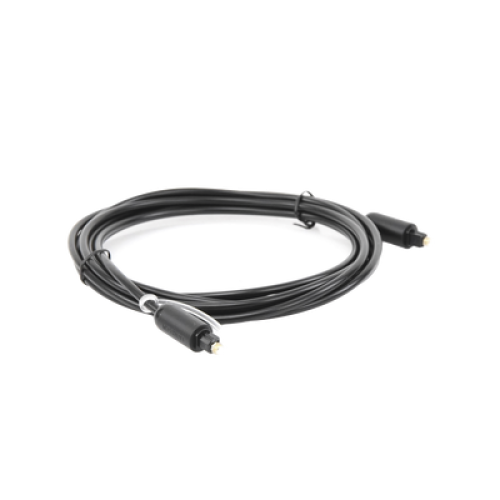 Cable Óptico Toslink (S/PDIF) de Alta Calidad para Audio Digital / 3 Metros (9.84 Pies) / Tapa de Protección / Dolby 7.1 Canales / Diseño Durable / Plug & Play / Color Negro