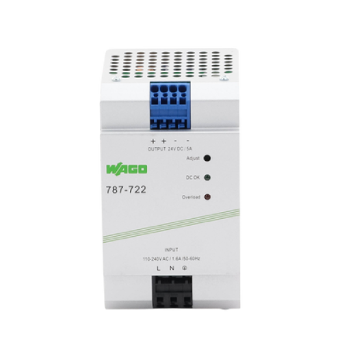 Fuente de Alimentación / 24V DC / 5A / 120W / PFC Activo / Montaje Carril DIN / IP20 / Conectores CAGE CLAMP® 4 mm²