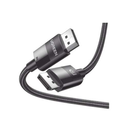 Cable DisplayPort 1.4 | Longitud 2 Metros (6.56 Pies) | Versión DP1.4 | 8K 7680x4320 a 60 Hz | Soporta 3D | HDR | Blindaje Interno Múltiple | Nylon Trenzado | Soporta 32.4Gbps