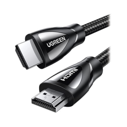 Cable HDMI 2.1 de Nylon Trenzado / 5 Metros (16.40 Pies) / 8K@60Hz/4K@120Hz / eARC (Canal de Retorno de Audio) / HDR10+ / VVR / HEC (Canal Ethernet HDMI) / ALLM / 3D / Dolby Atmos / Dolby Vision / 48 Gbps / Mayor Duración