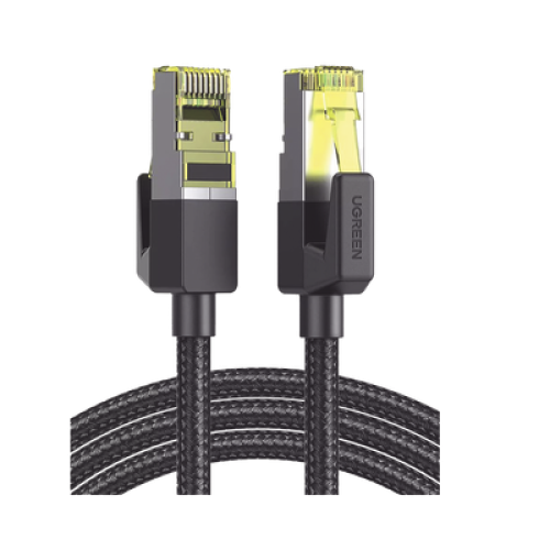 Cable Ethernet Cat7 CLASS F/FTP Redondo con Malla de Nylon 1 Metro (3.28 Pies) Cable Ethernet Cat7 CLASS F/FTP Redondo con Malla de Nylon 1 Metro (3.28 Pies)