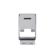 Soporte para Teléfono Celular de Aluminio | Angulo Ajustable | Amplia Compatibilidad con dispositivos de 4.7'' a 7.9'' | Antideslizante | Antiarañazos | Plegable | Color Gris.