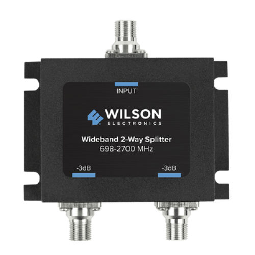 Divisor de Potencia Coaxial 2 Vías / 698-2700 MHz / 75 Ohm / Pérdida por División 3 dB / Aislamiento ≥20 dB / Conector F-hembra / Diseño Microstrip