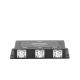 Divisor de potencia de 3 vías para la distribución de señal a tres antenas de servicio | 4.8 dB de pérdida por puerto | Conectores F hembra