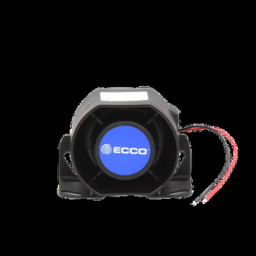 Alarma de reversa vehicular con montaje para superficies, 12-36 Vcc, 112 dBA