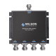 Divisor de potencia de 4 salidas, 50 Ohm, 600-4000MHz con conectores N-Hembra.