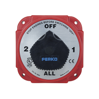 Switch Selector de Batería y Alternador de Servicio Pesado, para Sistemas Eléctricos Marinos