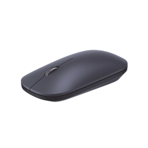 Mouse inalámbrico 2.4 GHz | Ultra Delgado y Silencioso | DPI 1000/1600/2000/4000 (Ajustable)  | Alcance 10m | Scroll de Aluminio | Adaptable a diferentes superficies | Diseño suave al tacto | Contiene Receptor USB | Color Negro.