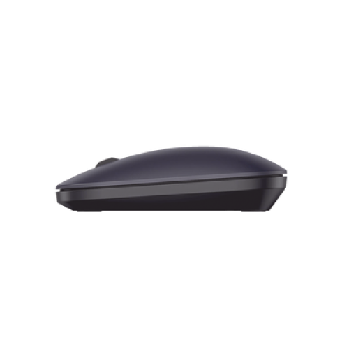 Mouse inalámbrico 2.4 GHz | Ultra Delgado y Silencioso | DPI 1000/1600/2000/4000 (Ajustable)  | Alcance 10m | Scroll de Aluminio | Adaptable a diferentes superficies | Diseño suave al tacto | Contiene Receptor USB | Color Negro.