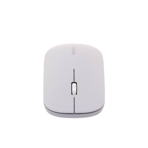 Mouse inalámbrico 2.4 GHz | Ultra Delgado y Silencioso | DPI 1000/1600/2000/4000 (Ajustable) | Alcance 10m | Scroll de Aluminio | Adaptable a diferentes superficies | Diseño suave al tacto | Contiene Receptor USB | Color Gris.