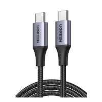 Cable USB-C a USB-C | 2 Metros | Potencia de Carga 240W | 48V/5A | PD3.1 /3.0 | 480 Mbps | Chip E-Market | Carcasa de Aluminio | Nylon Trenzado.