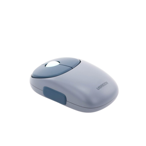 Mouse Inalámbrico FUN | Recargable| 2.4G & Bluetooth | 4 Niveles de DPI | Silencioso | Ergonómico | 5 Botones | Compatible con Windows, macOS 10.5, Android iOS Linux y Chrome OS | Color Azul.