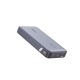 Power Bank de 25000mAh | 3 Salidas 145W Max. | USB-A + 2 USB-C | PD 3.0, QC3.0 | FCP | SCP | Pantalla Inteligente | Carcasa Ignifuga | Color Gris | Incluye Cable USB de 50cm | Carga tu Laptop de Manera Segura. Power Bank de 25000mAh | 3 Salidas 145W Max. | USB-A + 2 USB-C | PD 3.0, QC3.0 | FCP | SCP | Pantalla Inteligente | Carcasa Ignifuga | Color Gris | Incluye Cable USB de 50cm | Carga tu Laptop de Manera Segura.