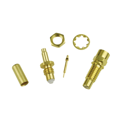 Conector Jack SMC de Anillo Plegable para Cable RG-316 y Montaje en Chasis.