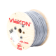 Cable 2 x 18 AWG / Blindado / 305 Metros (1000 Pies) / Riser / UL / Color Gris / Hecho en México