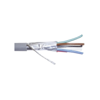 Cable Calibre 22, CMR, 6 Conductores, Blindado, 305 Metros (1000 Pies), Color Gris