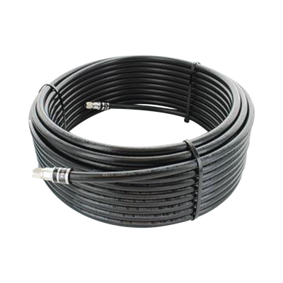 Jumper Coaxial con Cable Wilson-RG11 | Conector F Macho en los Extremos | 22.86 Metros (75 Pies) de Longitud