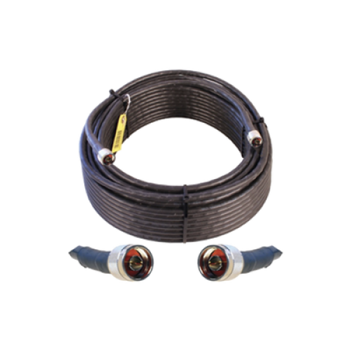 Jumper Coaxial con Cable Wilson-400 | Conector N Macho en los Extremos | 30.48 Metros (100 Pies) de Longitud Jumper Coaxial con Cable Wilson-400 | Conector N Macho en los Extremos | 30.48 Metros (100 Pies) de Longitud